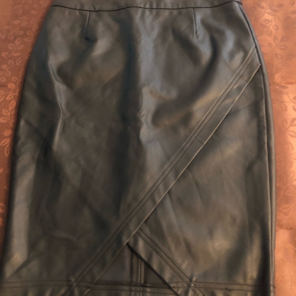 ASOS pleather skirt